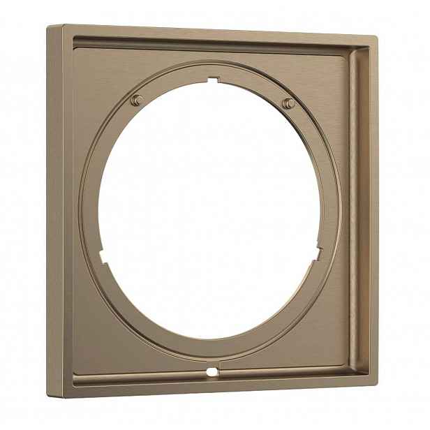 Axor ShowerSelect ID - Prodloužení 17x17 cm, kartáčovaný bronz 13641140