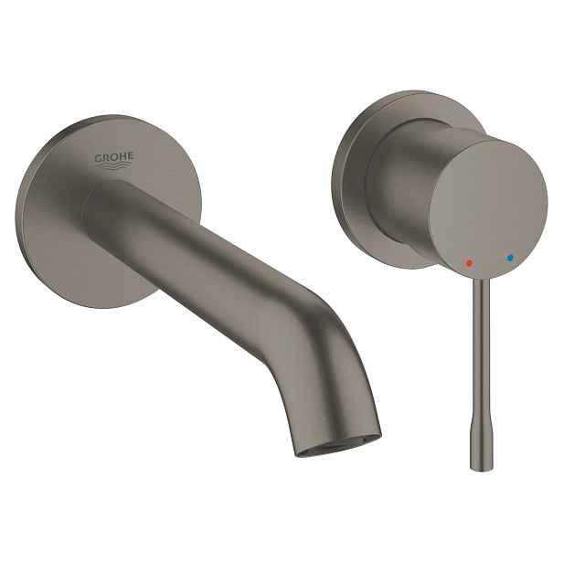 Baterie umyvadlová podomítková Grohe Essence 2 otvory, velikost M kartáčovaný Hard Graphite 29192AL1