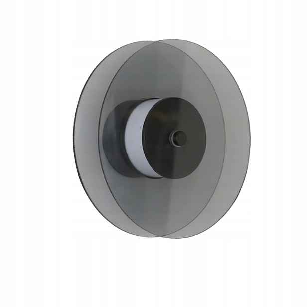 Nástěnná Led lampa Casy Light Prestige Černá Kouřová 6W Moderní