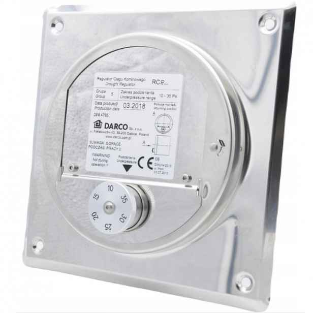 Regulátor komínového tahu Rcp 140x140 Darco Do Zděného Komína