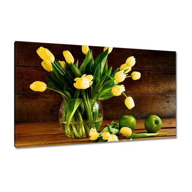 Obrazy 120x70 Žluté tulipány