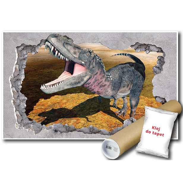 Vinylová fototapeta Dinosaurus 3D zeď 254x184