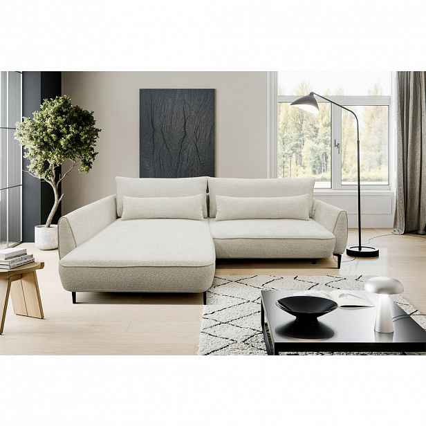 MID.YOU ROHOVÁ SEDAČKA, textil, krémová