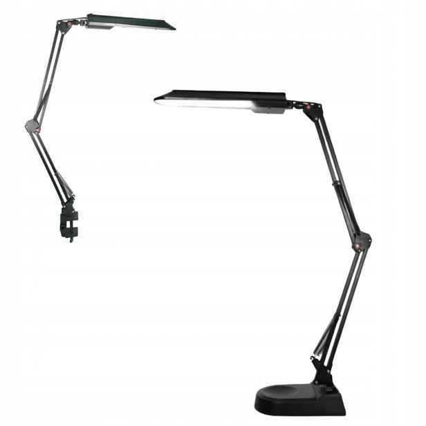 Led šroubovací skládací stolní lampa pro učení Aron 7 W Černá Nilsen