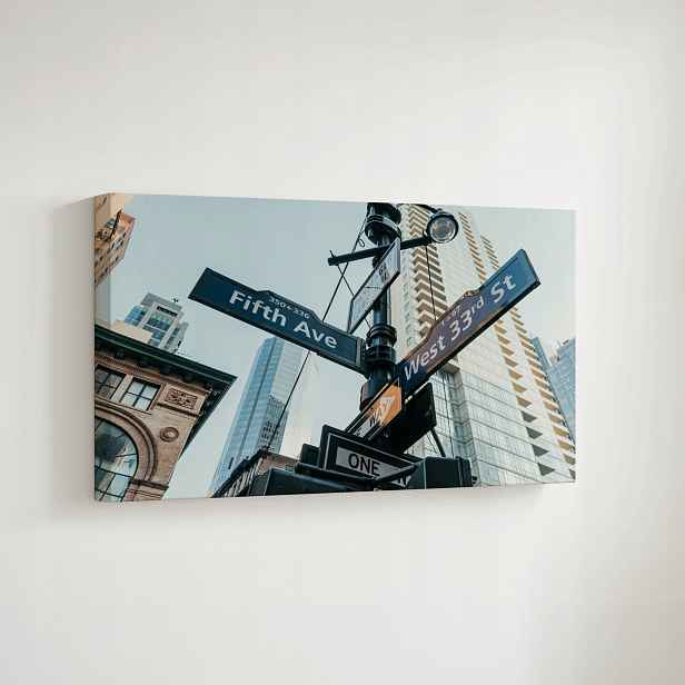Obraz na plátně New York 5th Ave na zeď 70x50 cm