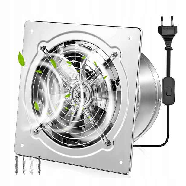 Průmyslový axiální nástěnný odtahový ventilátor