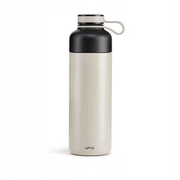 Termoska na pití Lekue To Go 0,5 l odstíny šedé