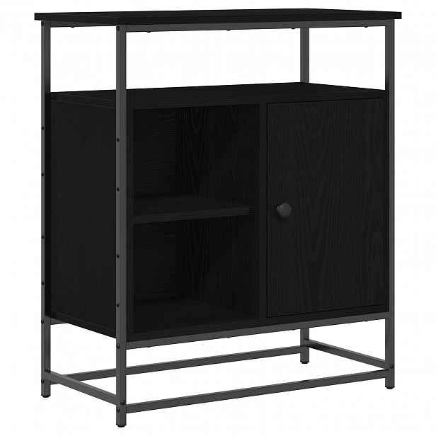 vidaXL Servírovací skříň Černý dub 69 x 35 x 80 cm Kompozitní dřevo