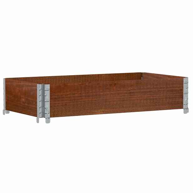 vidaXL Zahradní truhlík hnědý 100 x 50 cm masivní borové dřevo