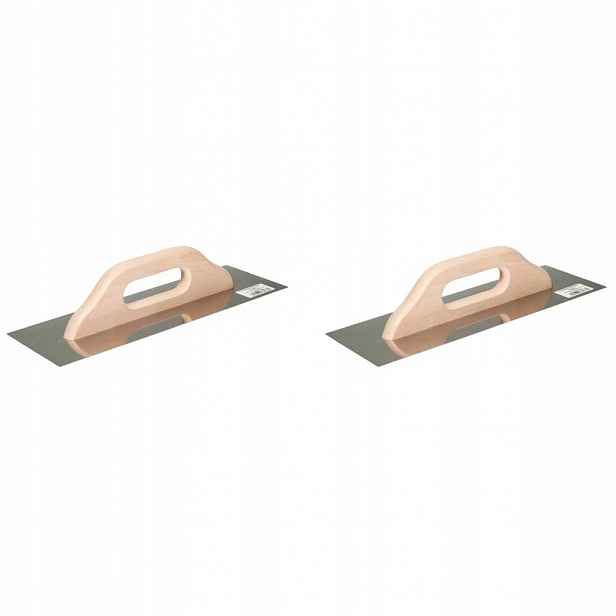 2x Paca nerezová dřevěná rukojeť 130 x 680 mm odolná a trvanlivá