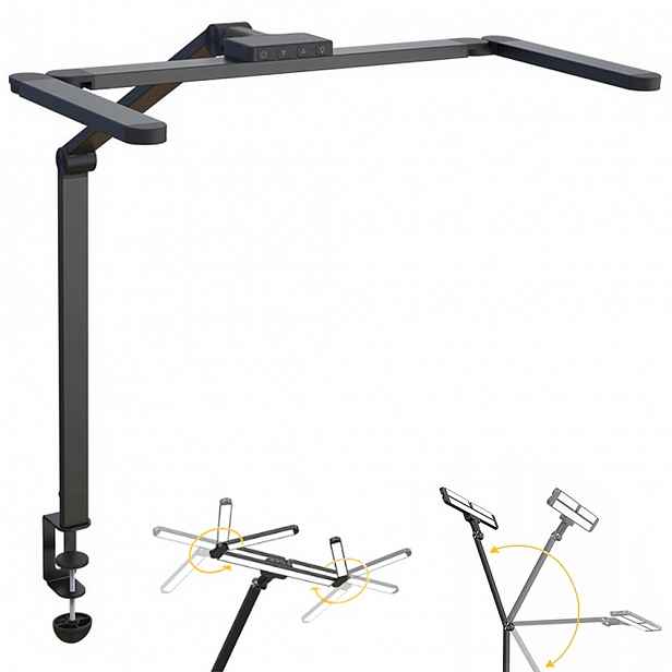 Led Kreslicí Lampa Na Stůl Bezstínová Stolní Lampa Pro Pracovní Desku X Dálkový Ovladač