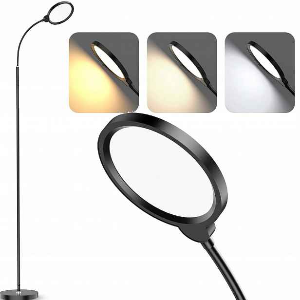 Stmívatelná Led stojací lampa 12 W, 168 cm, regulace jasu