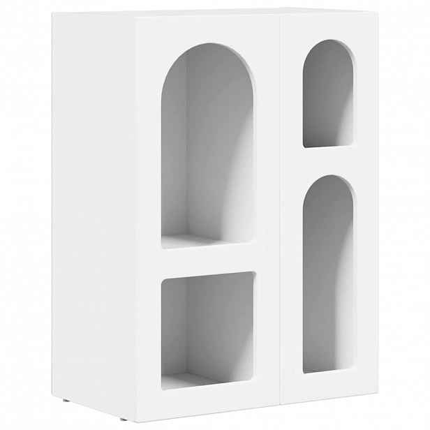 vidaXL Servírovací skříň ELST Bílá 59 x 35 x 80.5 cm Kompozitní dřevo