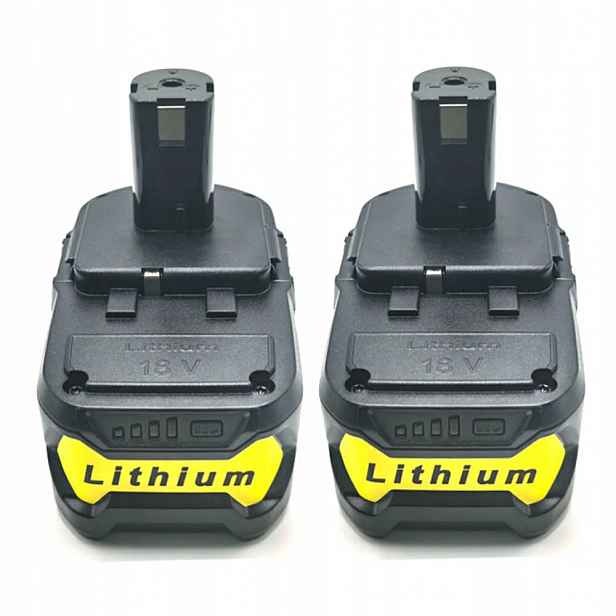 2X 18V 6,0AH Náhrada Za Akumulátor Ryobi RB18L50 RB18L40 S Indikátorem