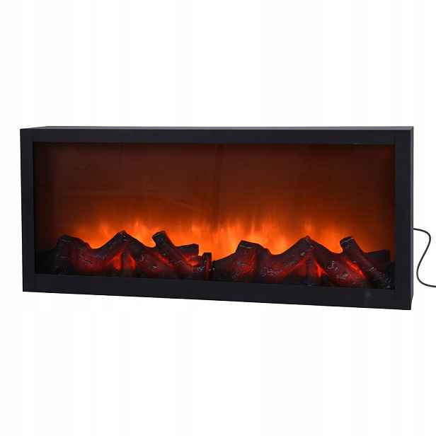 Elektrický krb Led vánoční dekorace, 57 x 25 cm