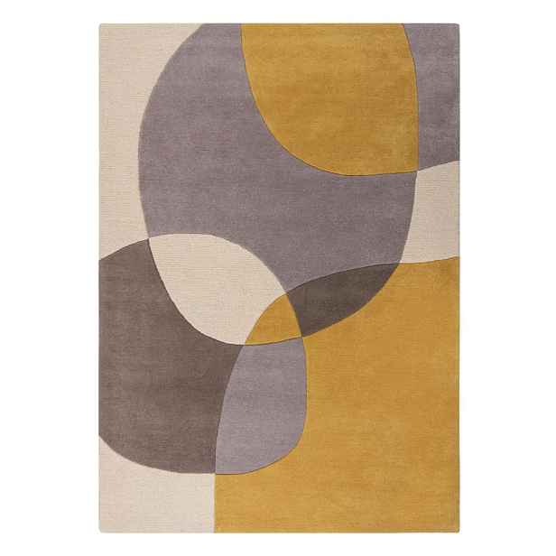 Okrově žluto-béžový vlněný koberec 200x290 cm Glow – Flair Rugs