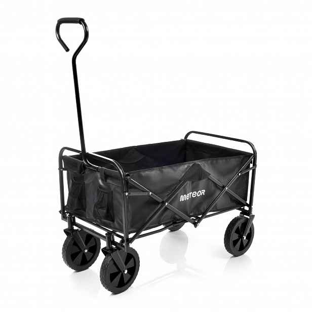 Skládací přepravní vozík Meteor X-200 černý Nosnost 100 kg