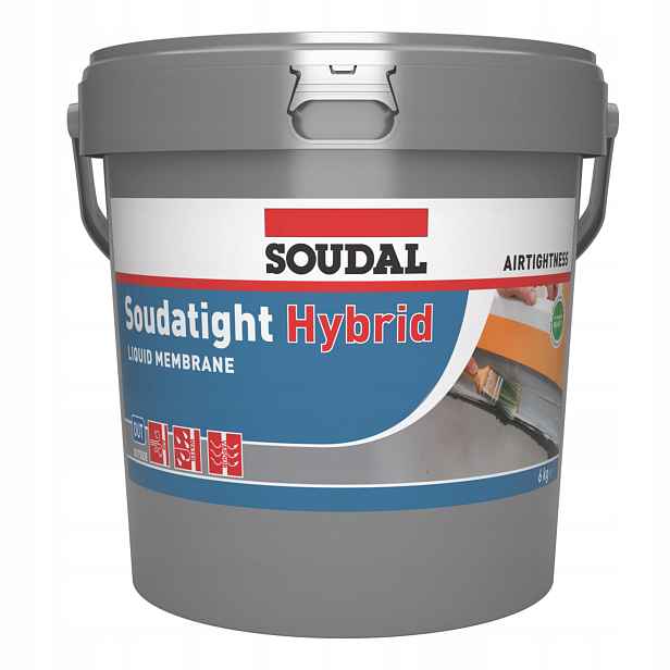 Soudal Soudatight Hybrid Membrána proti dešti a plynotěsnosti 6 kg šedá