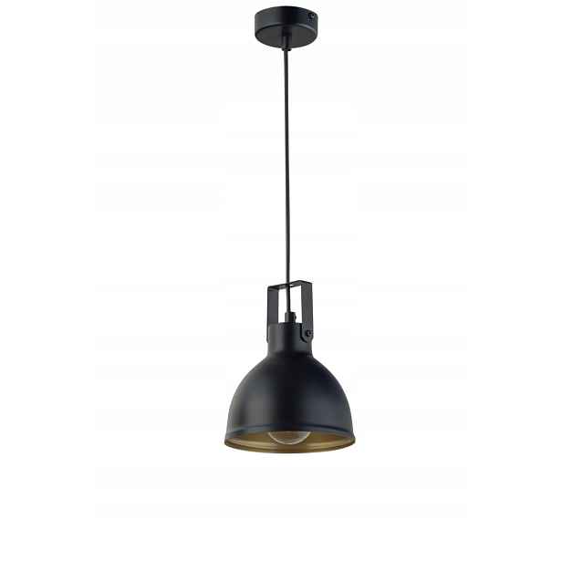 Závěsná lampa černá loft retro Mars 1xE27 15W Sigma Lighting