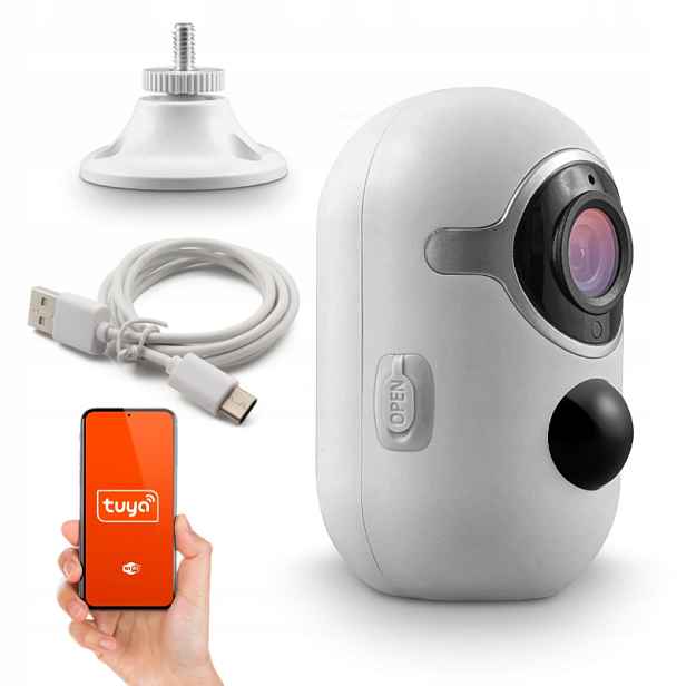 Venkovní kamera Monitoring WiFi 1080p Tuya Usb-c