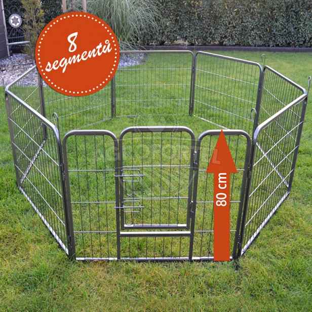 Agrofortel Výběh pro psy a další zvířata - velikost M - 8 segmentů, výška 80 cm