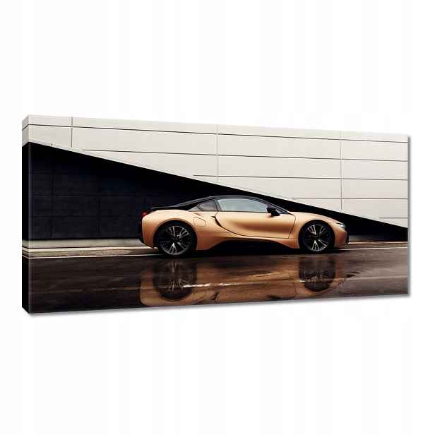 Obraz 115x55 Zlaté Bmw Auto