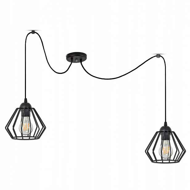 Závěsná Stropní Lampa Lustr Pavouk Edison Loft