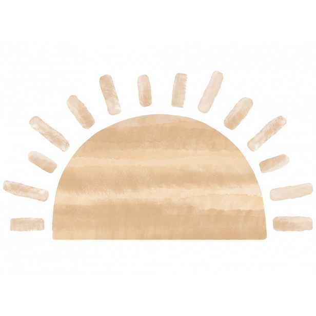 Pastelowe Love Nálepka na zeď - Slunce barva: béžová