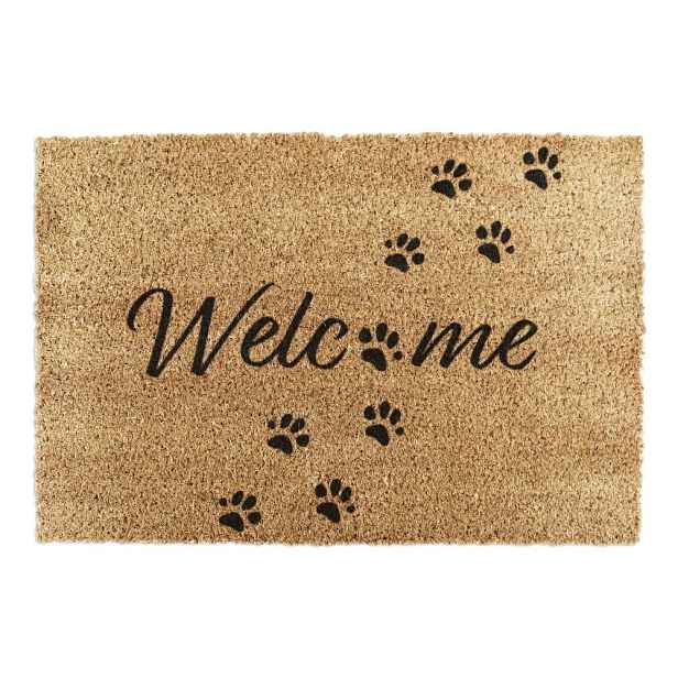 Rohožka z kokosového vlákna 60x90 cm Welcome Paws – Artsy Doormats