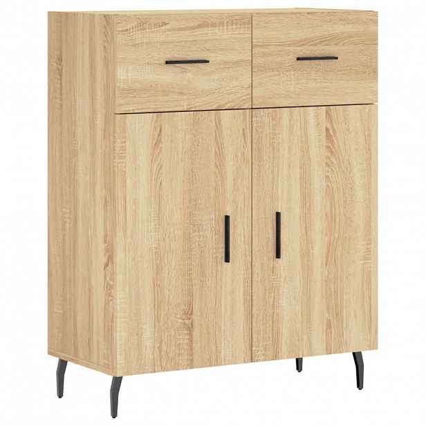 vidaXL Příborník dub sonoma 69,5 x 34 x 90 cm kompozitní dřevo
