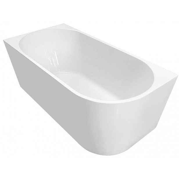 Aqualine Tibera - Vana 150x75 cm, levá, bílá E1047