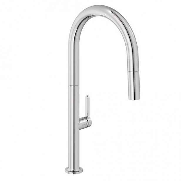 Kludi Aurea dřezová baterie s vytahovací sprškou chrom 558520575
