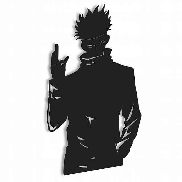 Satoru Gojo Dřevěný obraz Anime Nástěnná Dekorace Dárek