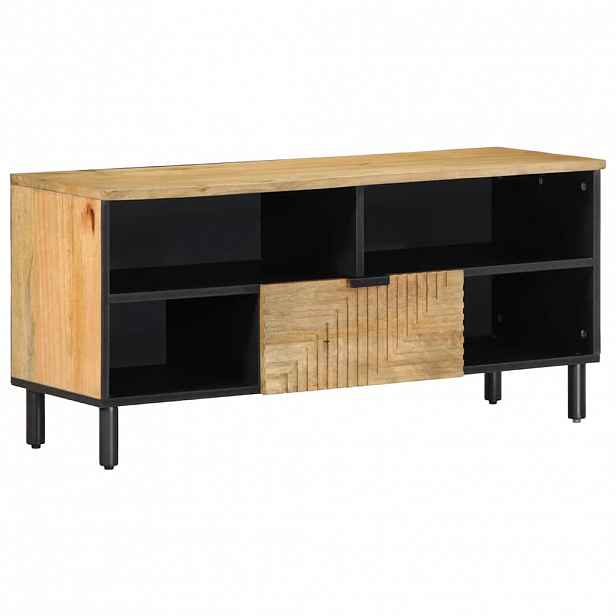 vidaXL TV skříňka hnědá 100x33x46 cm Masivní dřevo Mango