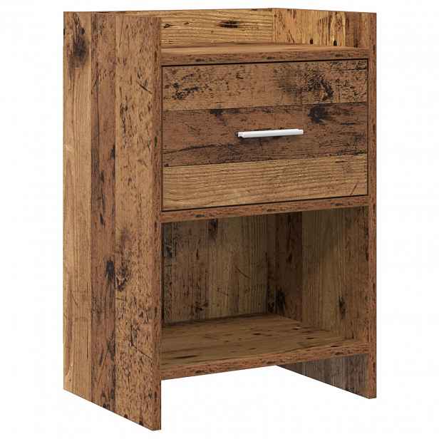 vidaXL Noční stolky Staré dřevo 40 x 30 x 60 cm Kompozitní dřevo