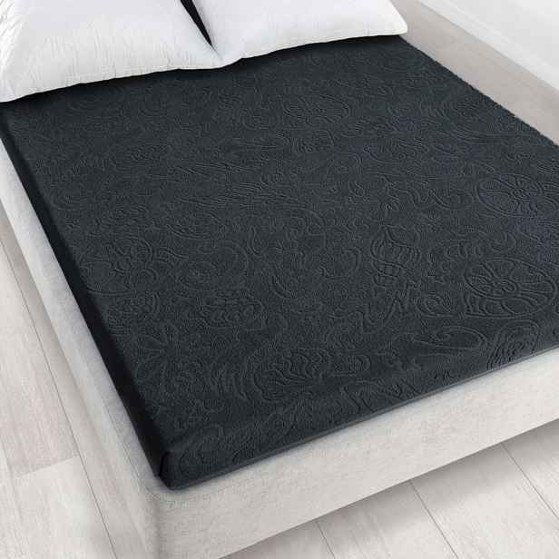 Zwoltex TULIPÁN4 Prostěradlo bez gumičky černé 275 g 175 x 220 cm
