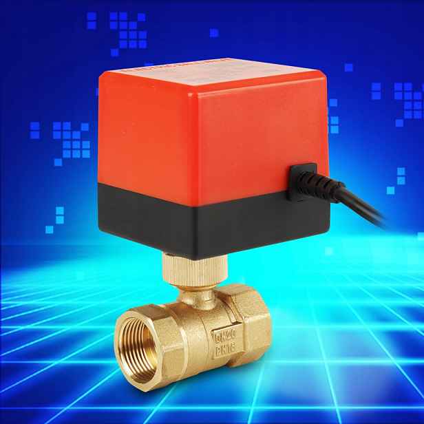 Kulový Kohout S Elektrickým Pohonem 2-CESTNÝ 12-24 V DC G3/4" DN20