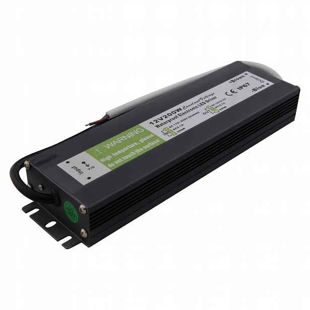 Napájecí zdroj Slim Led pásků 12V 200W vodotěsný IP67