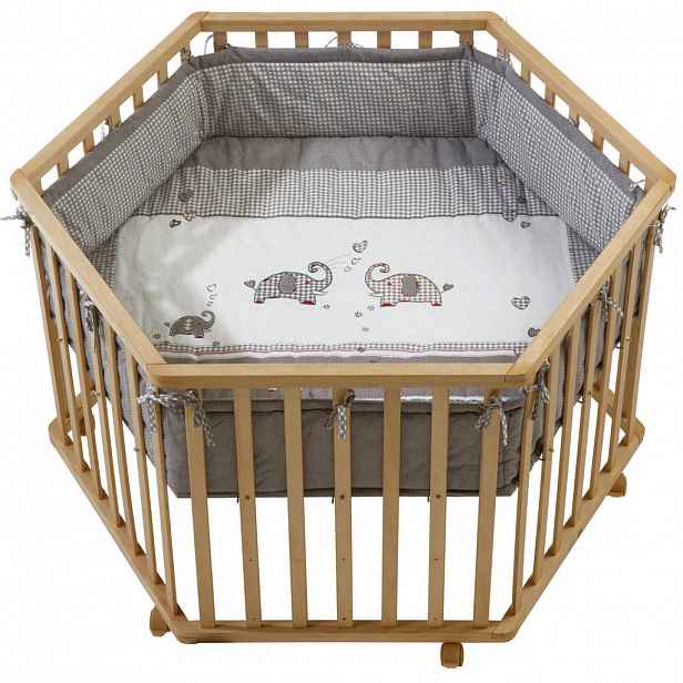 Roba OHRÁDKA 6-hranná Jumbo twins šedá