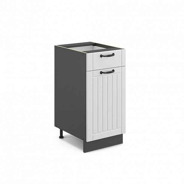 Vicco SPODNÍ SKŘÍŇKA KUCHYŇSKÉ LINKY Fame-Line Bílý venkovský dům 40 cm bez pracovní desky