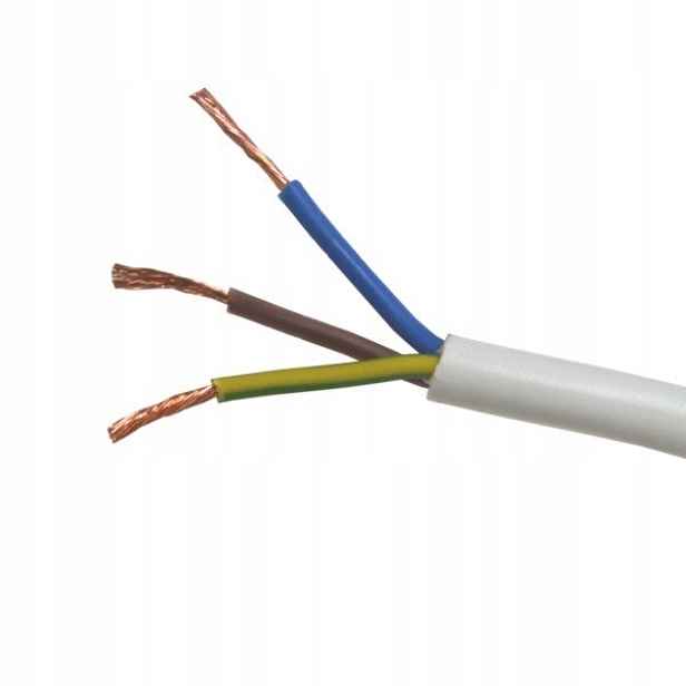Bytový kabel OMYżo 3x0,75 300V bílý