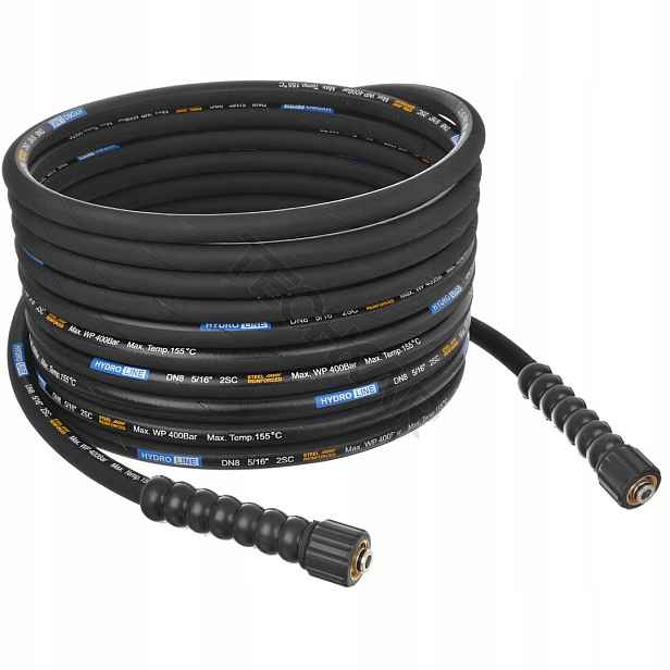 Hadice pro vysokotlaké čističe Techkar 400 bar DN8 2SC M22-M22 15 m