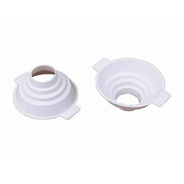 nálevka D3,5-10cm; výška 4,5cm, zavař.,malá, plast