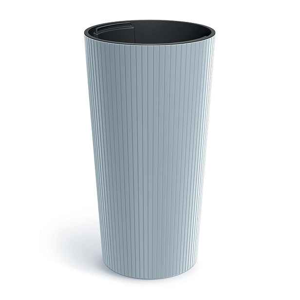 Prosperplast Květináč Lamie Slim světle šedý, varianta 30 cm