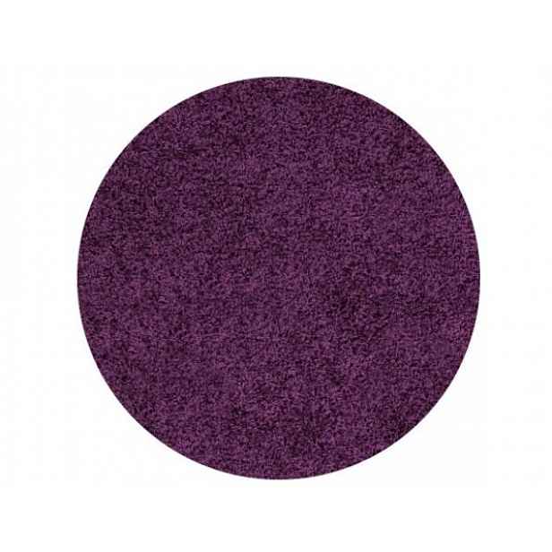 Kusový koberec Life Shaggy 1500 lila kruh
