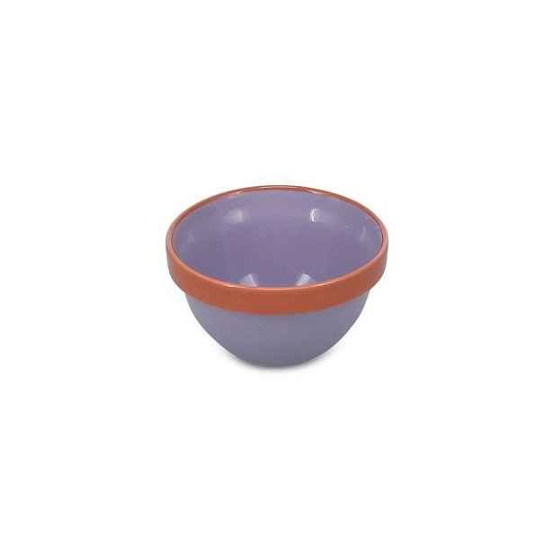 Oranžová/fialová miska z kameniny 170 ml Duo – ONA