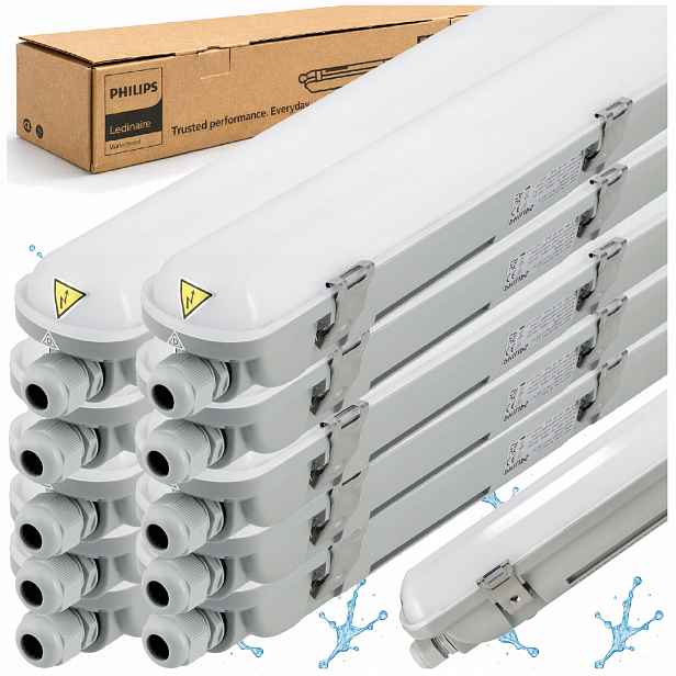Philips Hermetická Led lampa 60 cm 16 W 1800 lm WT065C Ledinaire 10x