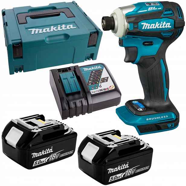 Příklepová vrtačka 180 Nm 2x5 Ah Makita [0]172RTJ