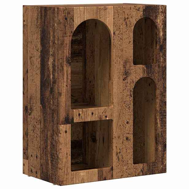 vidaXL Servírovací skříň ELST Staré dřevo 59 x 35 x 80.5 cm