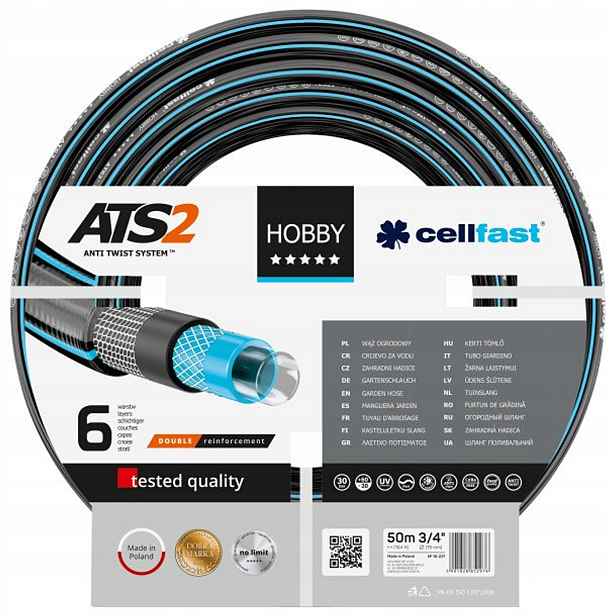Hadice 6-vrstvá Cellfast Hobby ATS2 3/4" 50 m 16-221